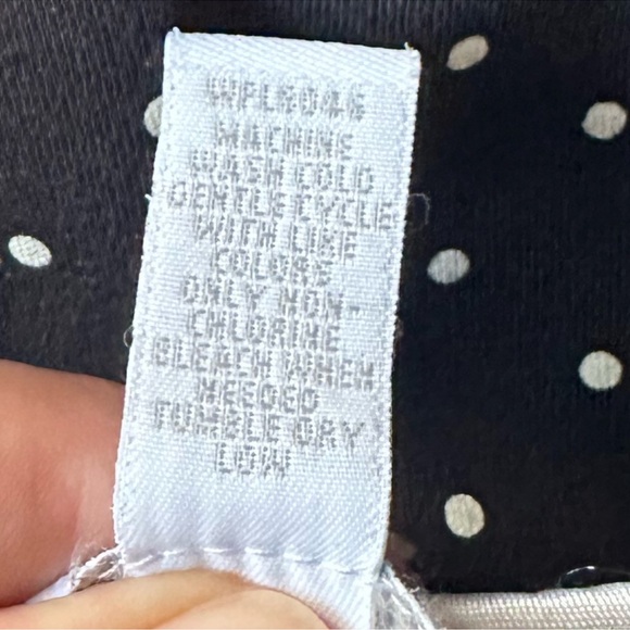 Charter Club 100% Cotton Black Polka Dot Capri Pajama Set - Picture 10 of 10